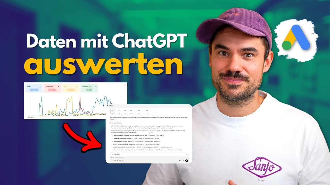 Google Ads Daten mit ChatGPT auswerten: Dein KI-Turbo