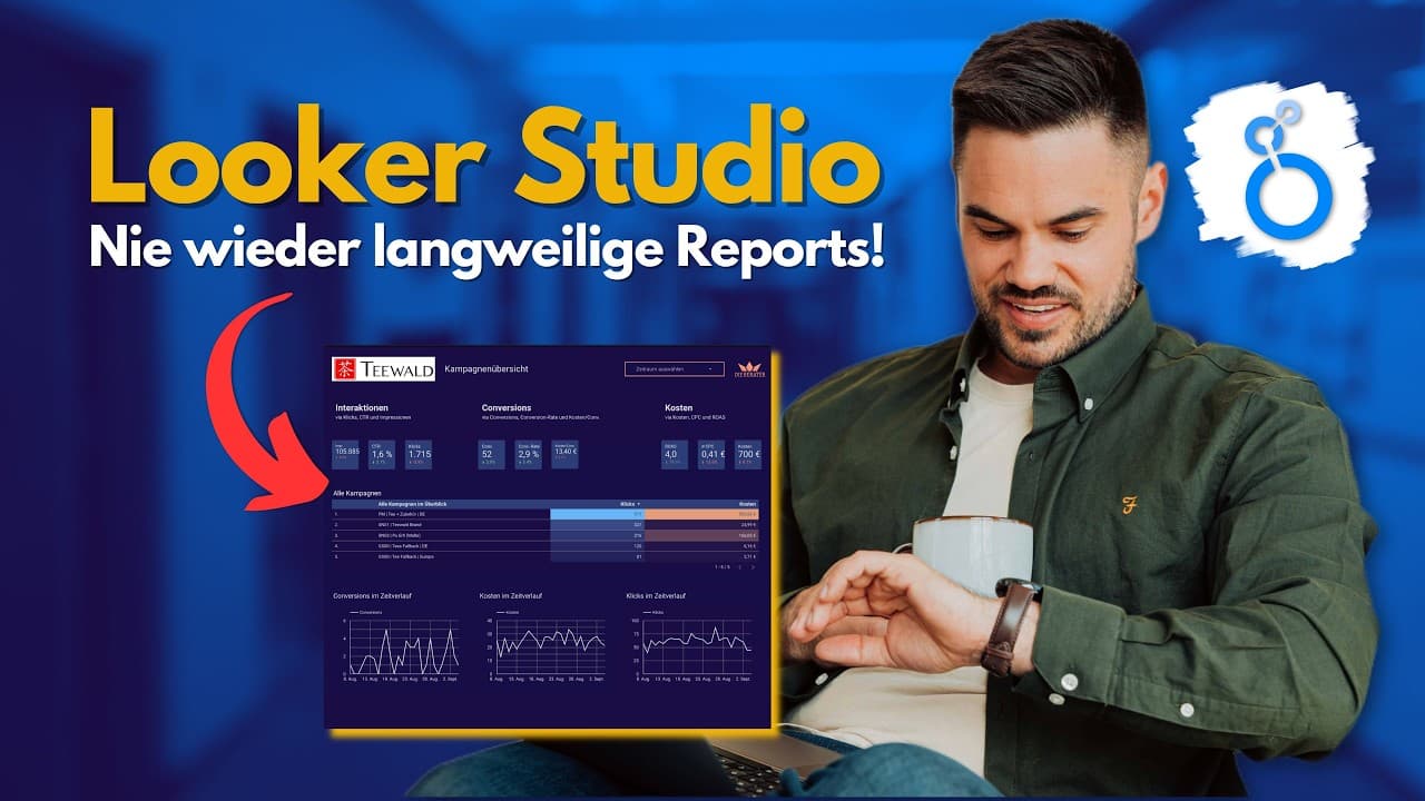 Google Looker Studio: Dein Dashboard im eigenen Design
