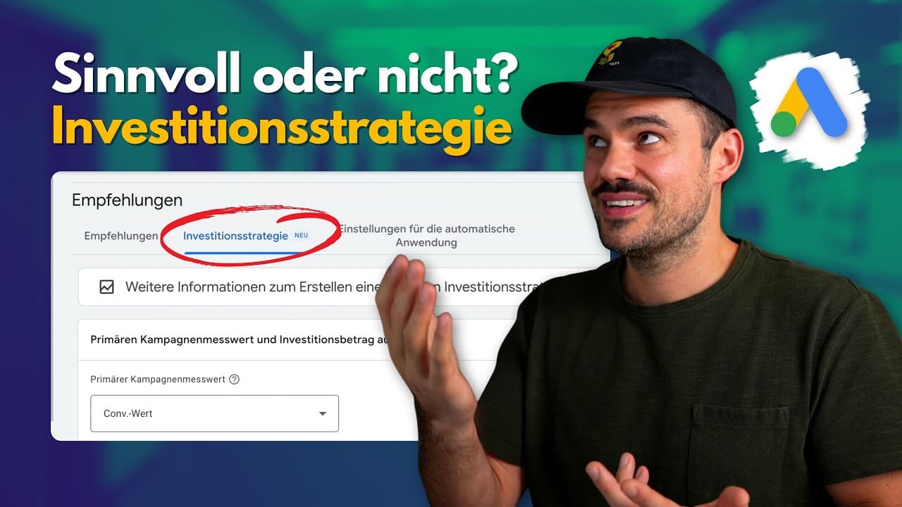 Google Ads Investitionsstrategie: Das neue Tool im Test
