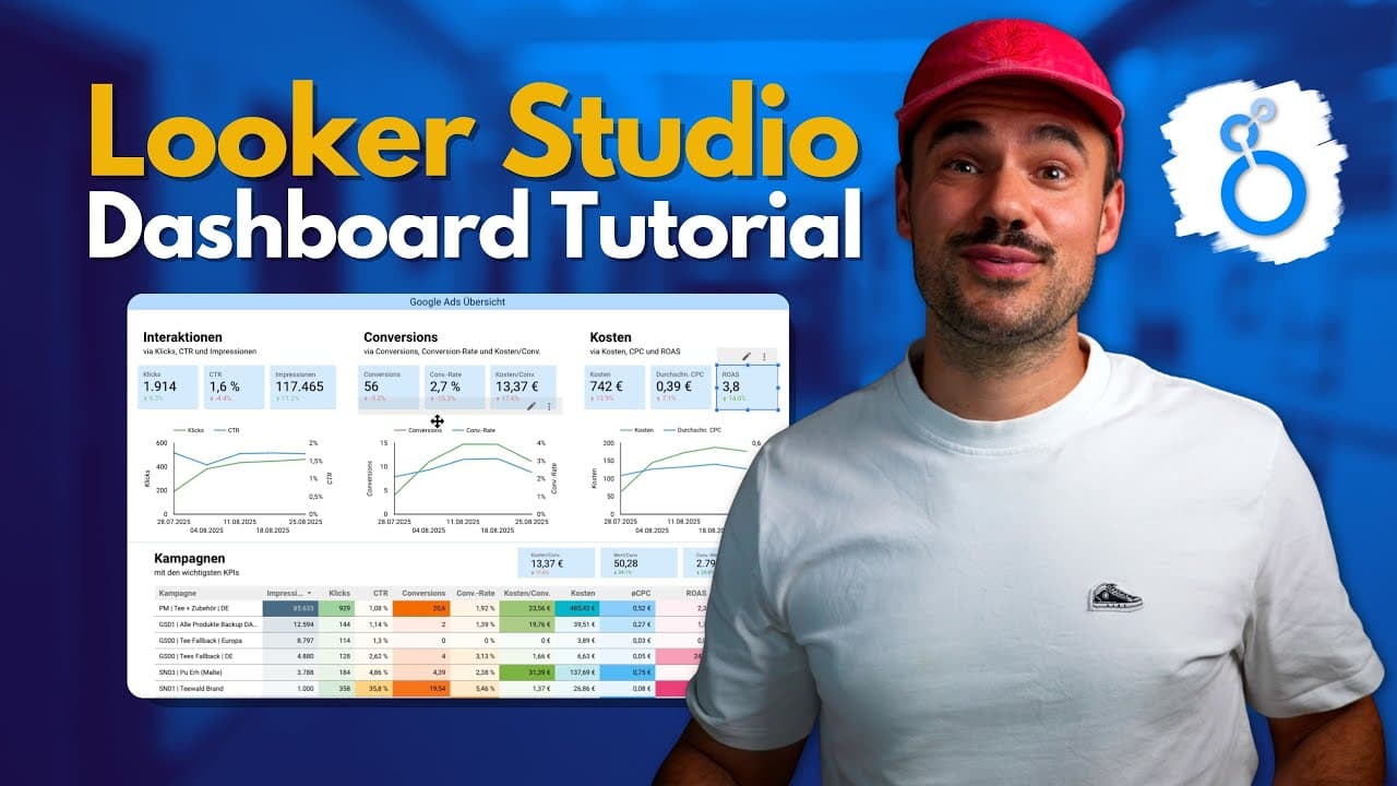 Google Looker Studio: Daten reinziehen und Reports bauen – Teil 1